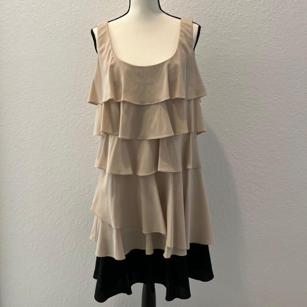Calvin Klein Sleeveless Tiered Dress - L / 14